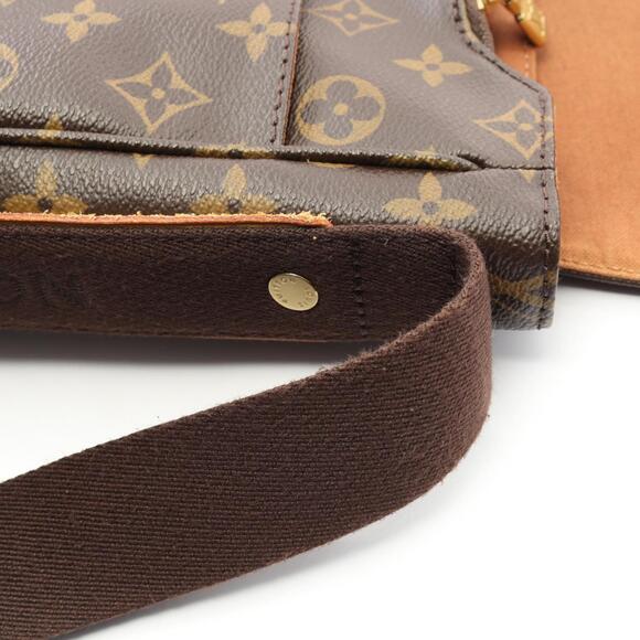 LOUIS VUITTON Brown Monogram Coated Canvas Messenger Shoulder Bag - Picture 7 of 10